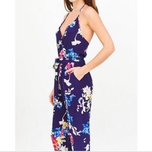 Yumi Kim Dina Silk Floral Jumpsuit